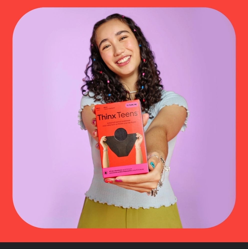 Thinx Teens Underwear Set (3) Pair Size Small